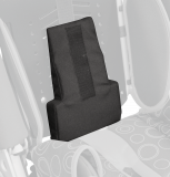 Backrest wedge (reduction seat depth)